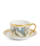 Harrods Wedgwood Phoenix Porcelain Teacup and Saucer- Buy online at McGrocer