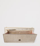 Jimmy Choo Emmie leather clutch bag, imported from the UK