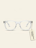Prada round-frame optical glasses in clear plastic 52mm, imported from the UK