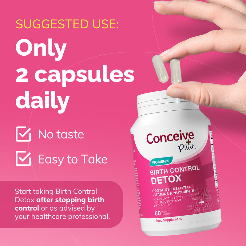 Conceive Plus birth control cleanse 60 capsules - British product