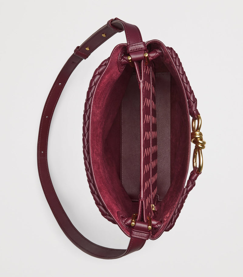 Bottega Veneta Andiamo bucket bag leather, imported from the UK
