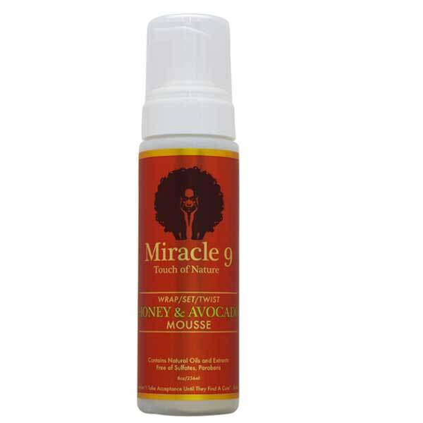 Miracle 9 Wrap Set Twist Honey And Avocado Mousse, imported from the UK