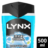 Superdrug Lynx Ice Chill 3-in-1 Body Wash Shower Gel 500ml- Buy online at McGrocer
