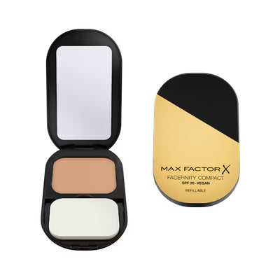 Superdrug Max Factor Facefinity Compact Foundation Porcelain 001 Pressed Powder Foundation- Buy online at McGrocer