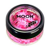 Moon Glow Neon UV Chunky Glitter Hot Pink, imported from the UK