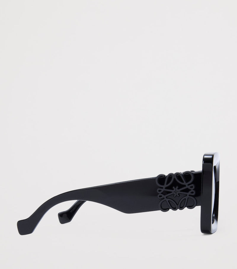 LOEWE bevelled square sunglasses, imported from the UK