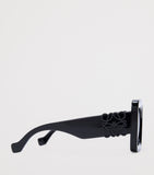 LOEWE bevelled square sunglasses, imported from the UK