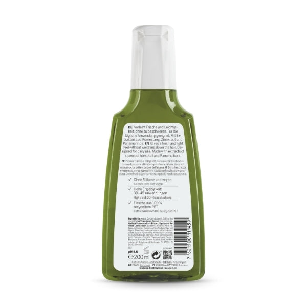 Rausch Degreasing Shampoo with Seaweed 200ml, imported from Switzerland