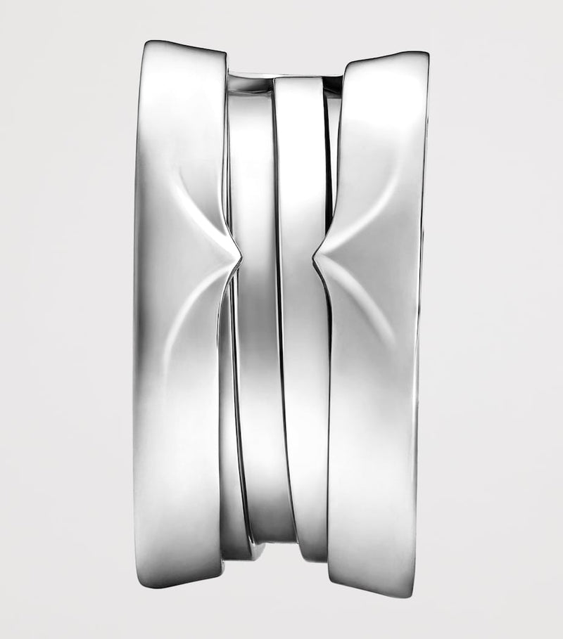 Bvlgari B.zero1 single hoop earring white gold, imported from the UK