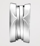 Bvlgari B.zero1 single hoop earring white gold, imported from the UK