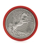 Royal Selangor pewter horse coaster (British brand)