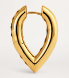 Engelbert Medium Yellow Gold Drop Link Earrings - British product