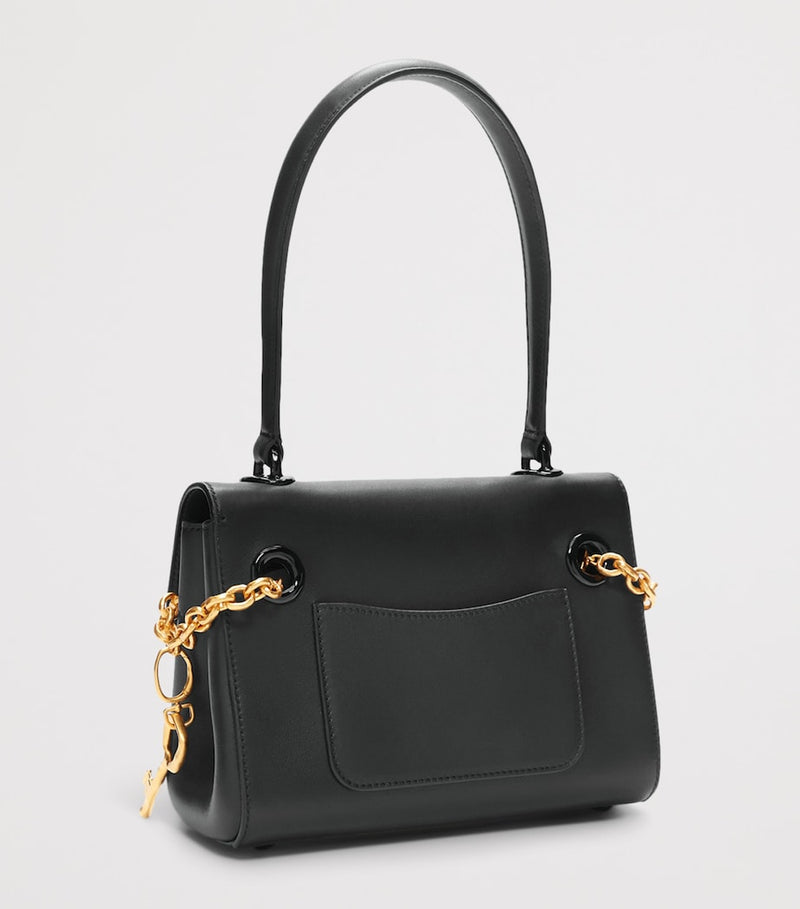 Schiaparelli Secret Top-Handle Bag mini calfskin padlock - British product