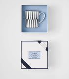 Prada porcelain stripes mug, imported from the UK