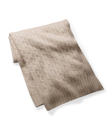 Harrods Ralph Lauren Home Cashmere Cable-Knit Throw 60cm x 60cm- Buy online at McGrocer