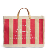 Harrods Harrods Large Canvas Stripe Knightsbridge Shopper Bag- Buy online at McGrocer