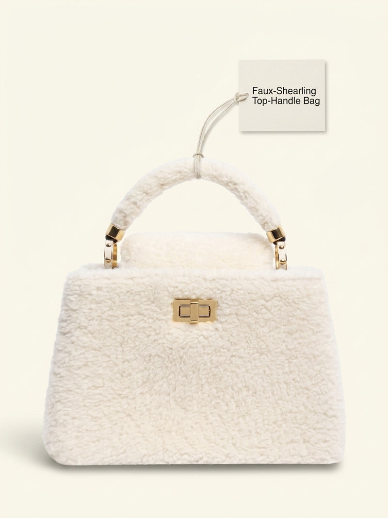 Louis Vuitton Capucines shearling handbag cream, UK version