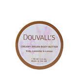 Douvalls Organic Argan Body Butter Lavender 60ml - British product
