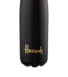 Harrods Black Logo water bottle 500ml, UK version