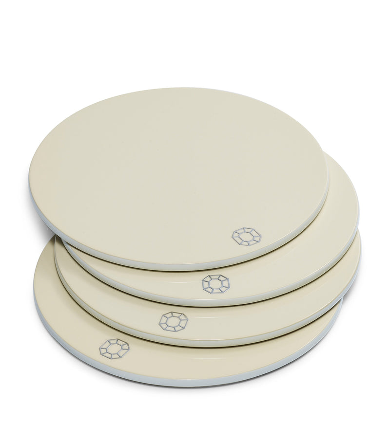 Baccarat Octogone coasters set of 4 - British product