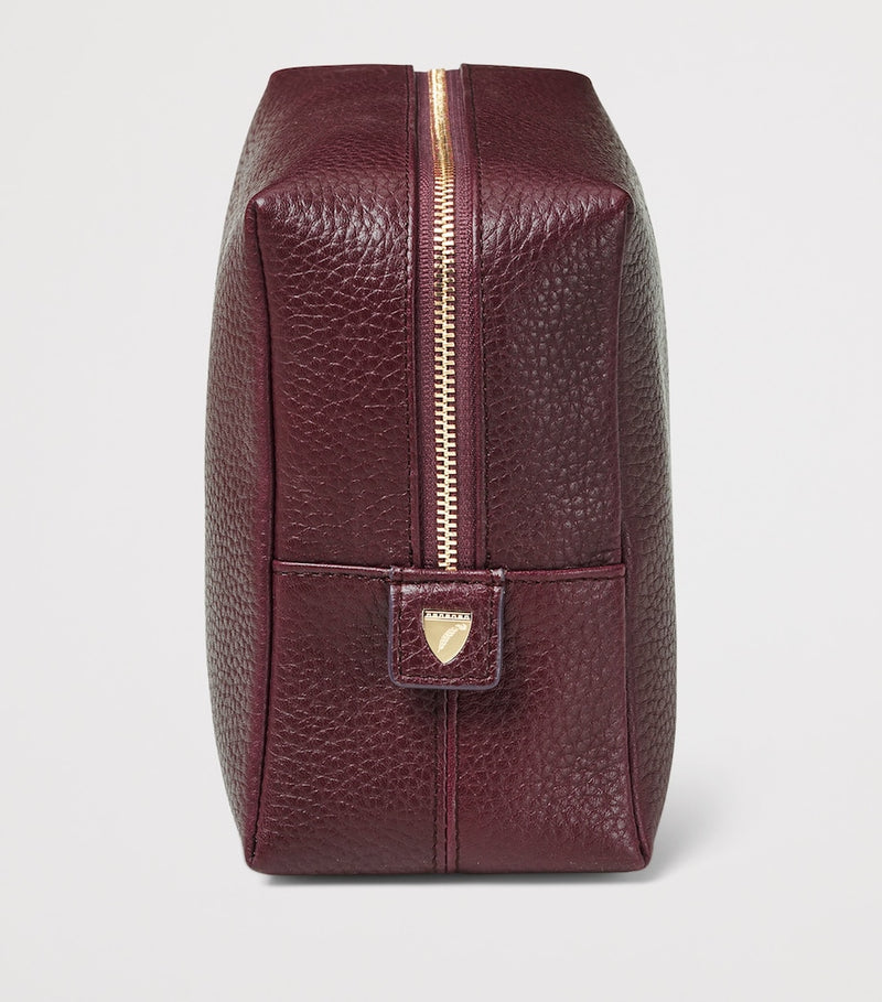 Aspinal of London large leather cosmetic case - British product