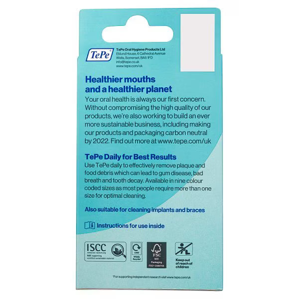 TePe Interdental Brush ISO Size 3 with Cap (British brand)