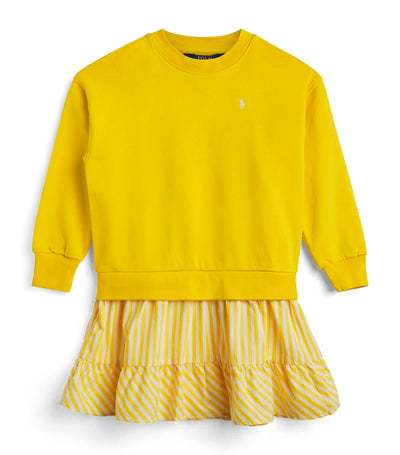 Ralph Lauren Kids Cotton Stripe Polo Pony Dress (2-7 Years)