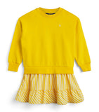 Ralph Lauren kids cotton stripe polo pony dress 2-7 years, imported from the UK