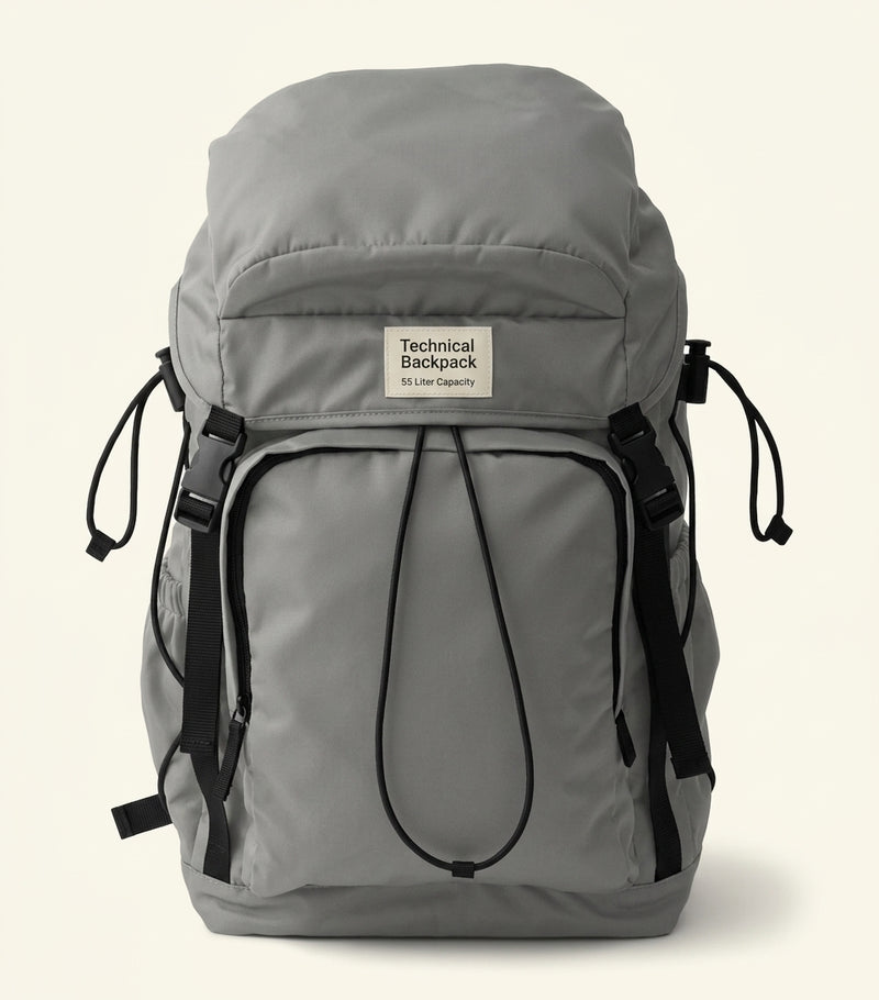 Prada Re-Nylon leather backpack with multiple pockets (British brand)