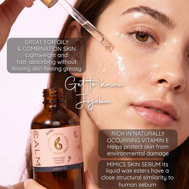 B Calm organic jojoba carrier oil 100ml (British brand)