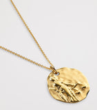 Monica Vinader gold vermeil Zodiac Libra necklace with adjustable chain (British brand)