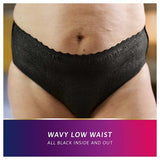 TENA  Silhouette Normal Black Incontinence Pants Size Large 9 pack GOODS Superdrug