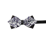 Superdrug SVNX Navy White Floral Bow Tie One Size- Buy online at McGrocer