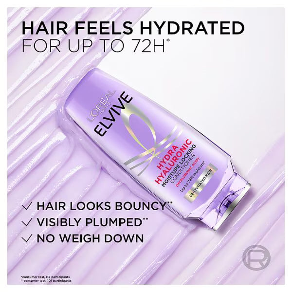 L'Oréal Paris Elvive Hydra Hyaluronic Conditioner 300ml, UK version