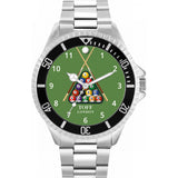 Superdrug Toff London Green Mens Pool Triangle Watch 42mm- Buy online at McGrocer