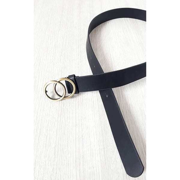 IKRUSH Lottie double circle belt faux leather (British brand)