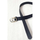 IKRUSH Lottie double circle belt faux leather (British brand)