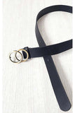 IKRUSH Lottie double circle belt faux leather (British brand)