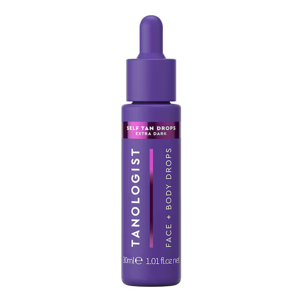 Tanologist Face and Body Self Tan Drops Extra Dark 30ml (British brand)