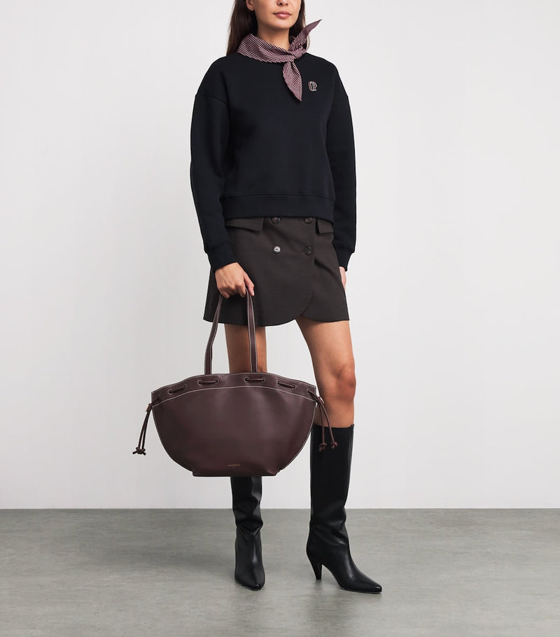Claudie Pierlot leather drawstring tote bag - (British brand)
