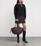 Claudie Pierlot leather drawstring tote bag - (British brand)