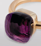 Pomellato Nudo Classic amethyst ring rose white gold - British product