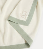 Brunello Cucinelli cashmere embroidered blanket 80cm x 80cm - British product