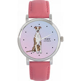 Superdrug Toff London Pink Ladies Striped Beige Whippet Dog Watch- Buy online at McGrocer