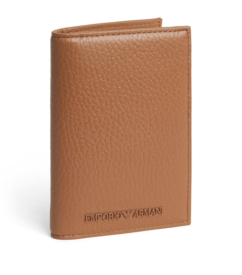 Emporio Armani leather bifold card holder, UK version