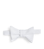 Ralph Lauren all-white cotton piqué bow tie (British brand)