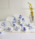 Floral Lily Print Porcelain Plate 27cm