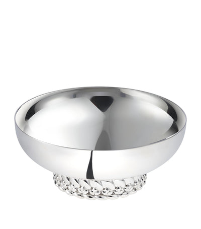 Harrods Christofle Silver-Plated Babylone Bowl 17cm- Buy online at McGrocer