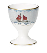 Harrods Fine Bone China Egg Cup with Whimsical Nautical Design- Buy online at McGrocer