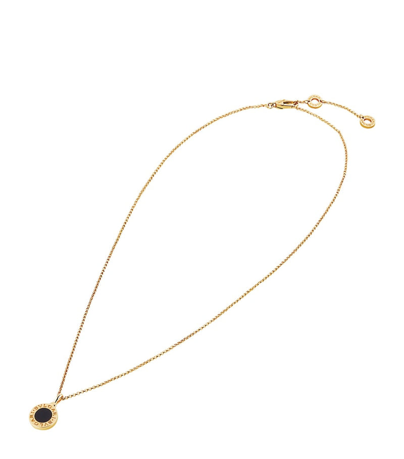 Bvlgari Bvlgari onyx necklace 18kt yellow gold - British product